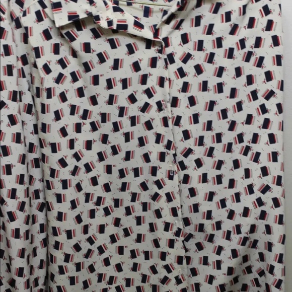 Vintage Hunt Club Women's Long Sleeve Graphic Print Made In Canada Size 14 - Picture 4 of 12